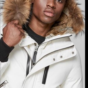 Mackage Dixon Off- White Bomber Jacket